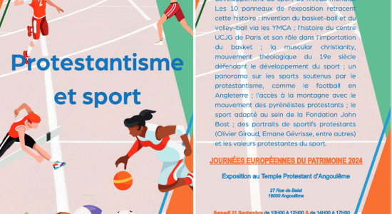 Journées Européennes du Patrimoine : Exposition – Protestantisme et sport